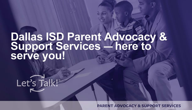 Dallas ISD Parent Advocacy and Student Services