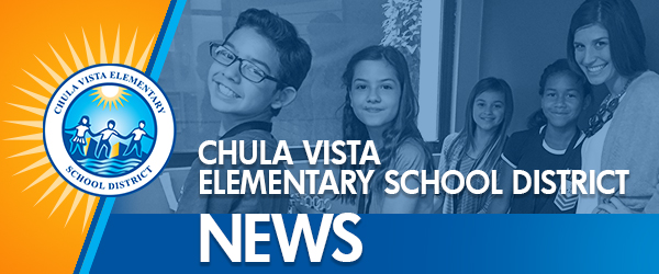 Chula Vista Elementary School District News header image