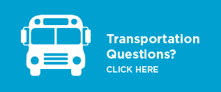 Clip art of a school bus with a link to the transportation webpage